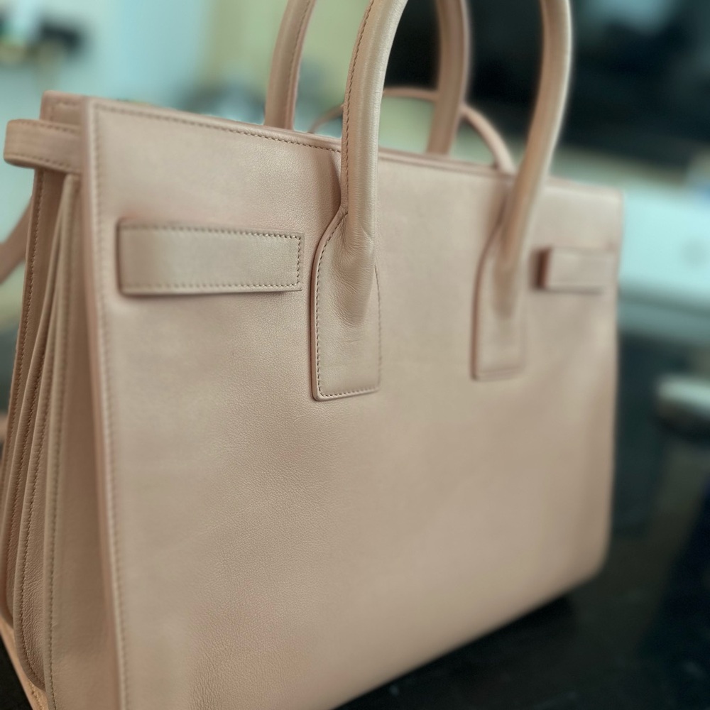 Saint Laurent small Pink Sac De Jour Bag - Picture 9 of 13